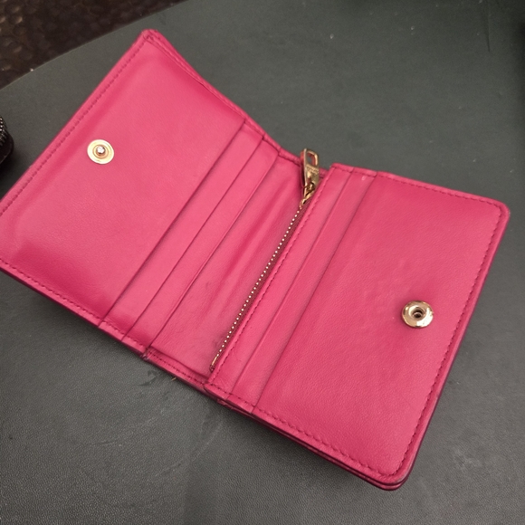 Dolce & Gabbana Pink Card Holder with Silver Logo - Picture 3 of 7